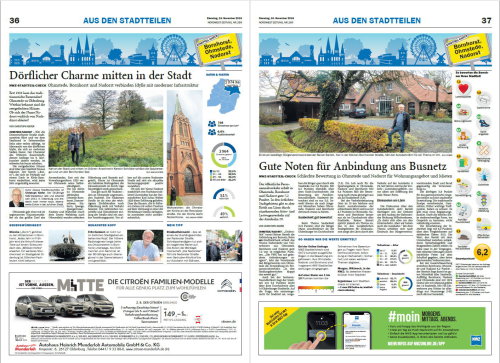NWZ - Stadtteil-Check am 19.11.2019: Bornhorst, Ohmstede & Nadorst