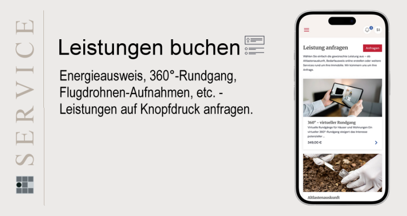 Service / Leistungen buchen Leistungen buchen