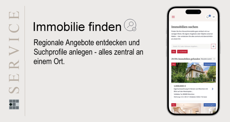 Service / Immobilie finden Immobilie finden
