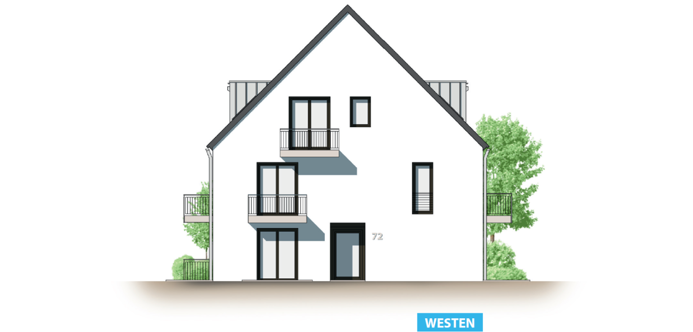 West-Ansicht West-Ansicht