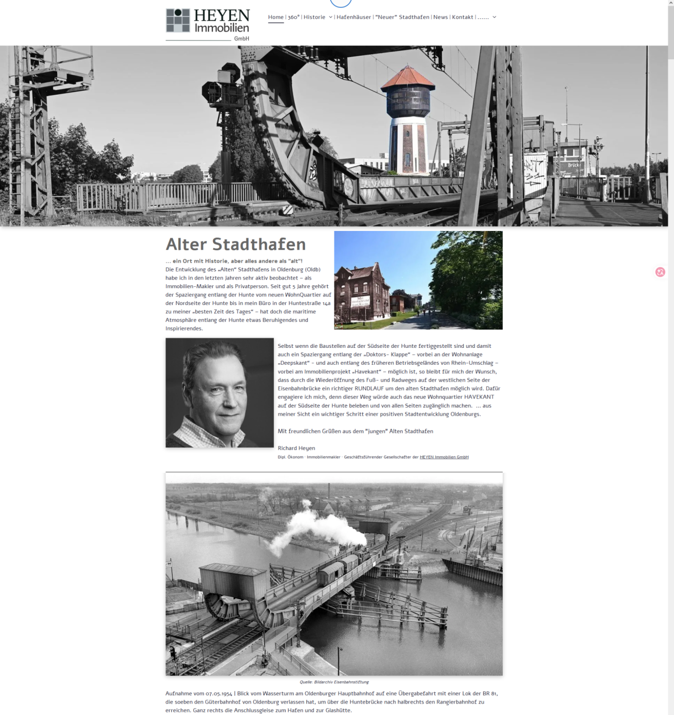 Die Website vom Alter Stadthafen in Oldenburg (Oldb) Die Website vom Alter Stadthafen in Oldenburg (Oldb)