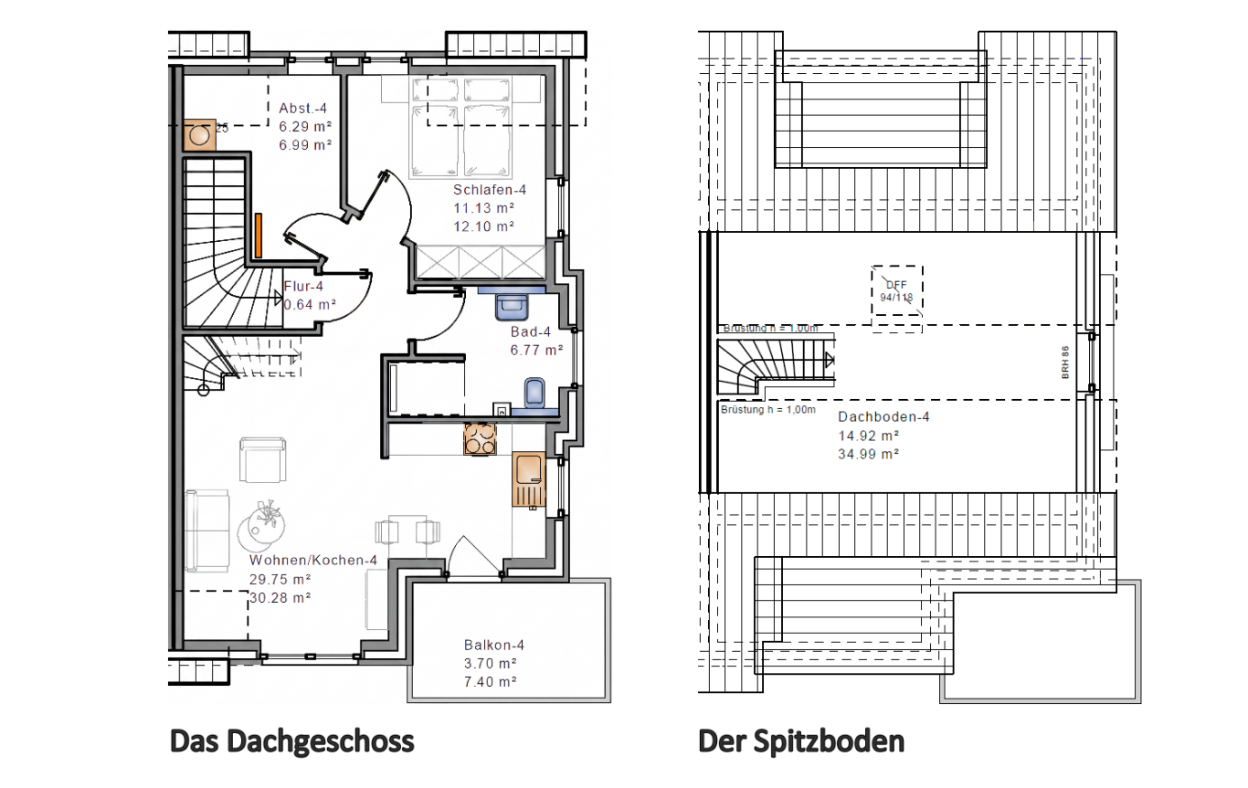 Der Grundriss der Wohnung in Oldenburg / Donnerschwee