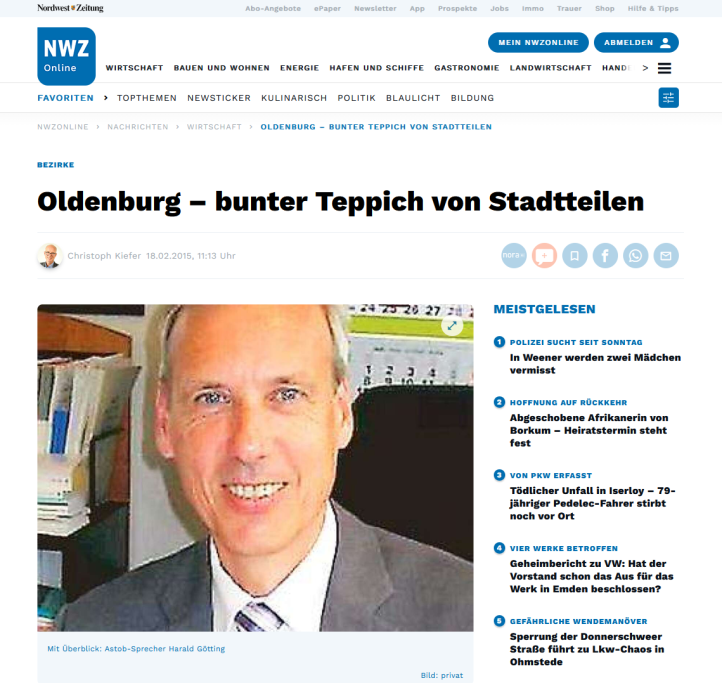 NWZ-Online: 18.02.2015 NWZ-Online: 18.02.2015