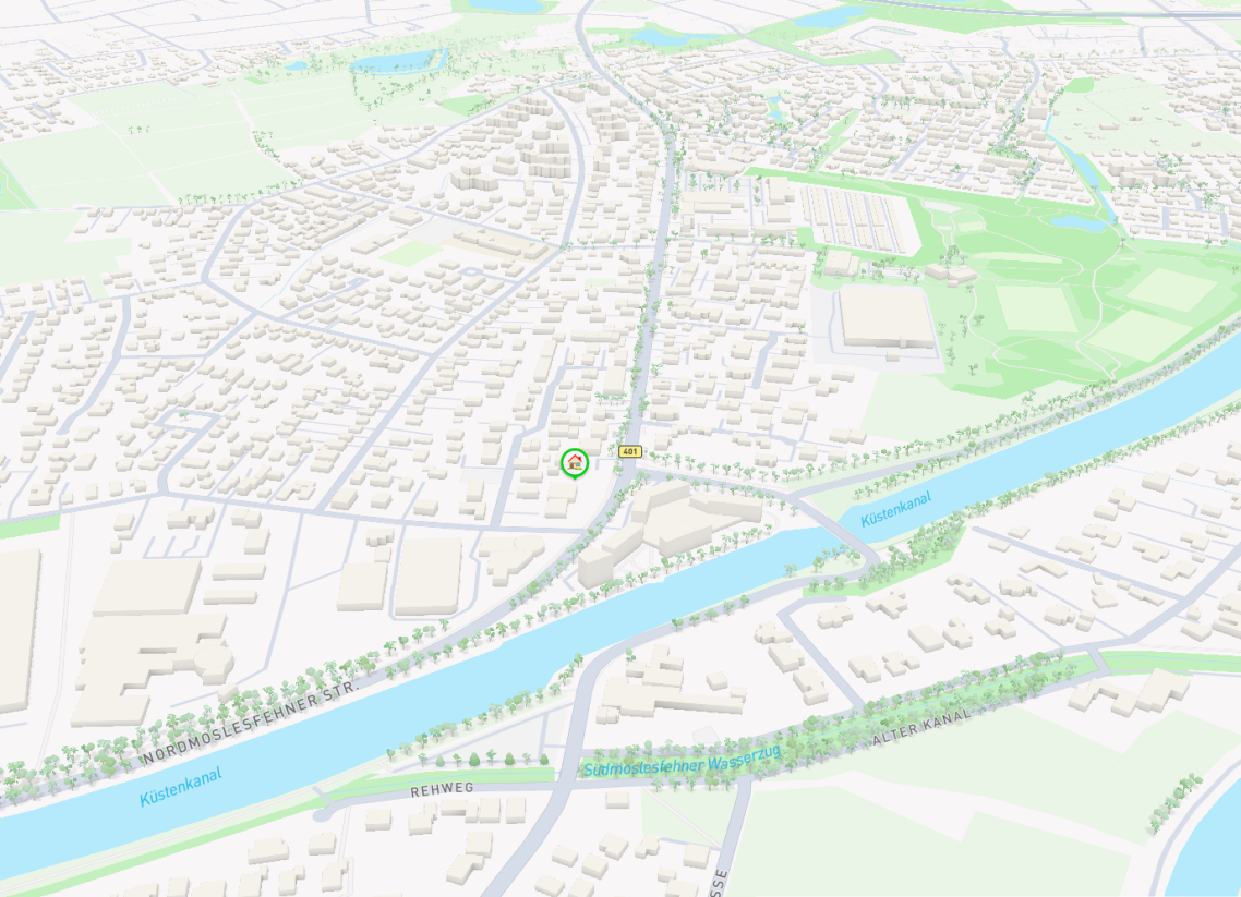 Die Lage in Oldenburg / Eversten