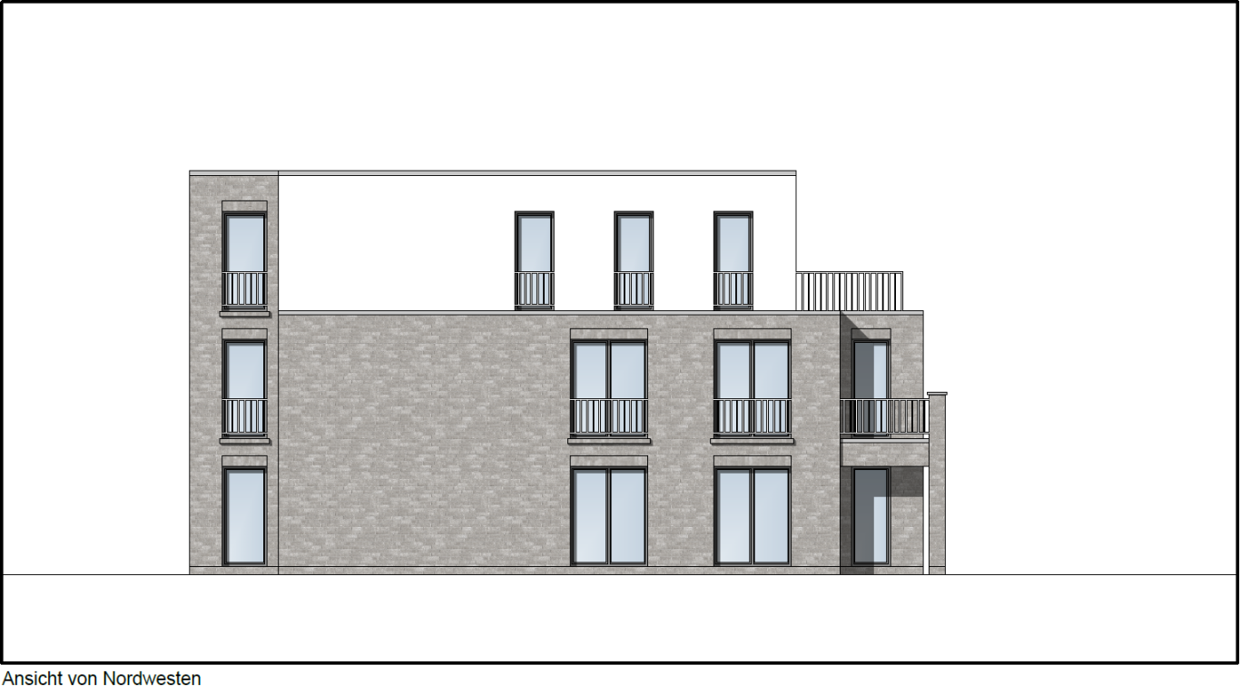 Ansicht von Nordwesten Gebäude-Ansicht von Nordwesten