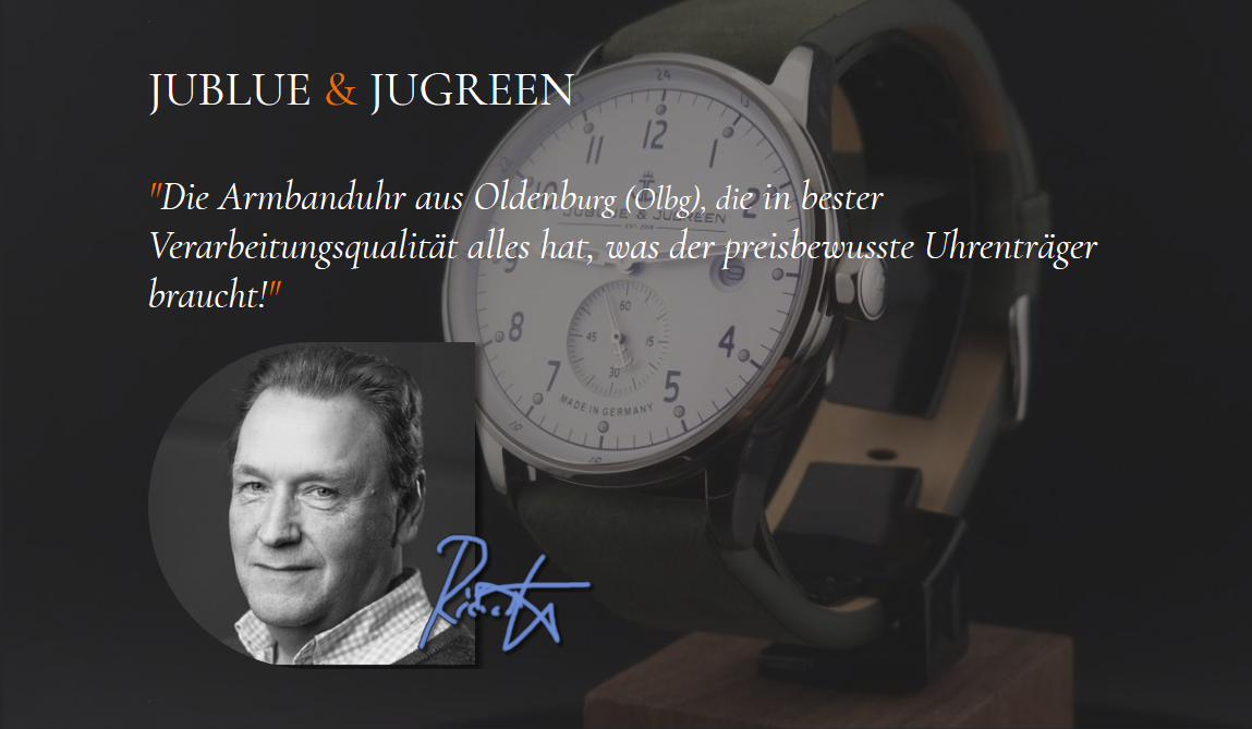 JUBLUE & JUGREEN - Die Uhrenmacherei JUBLUE & JUGREEN - Die Uhrenmacherei