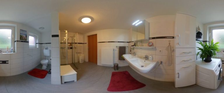 360°-Blick im EG-Duschbad 360°-Blick im EG-Duschbad